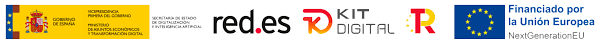 Logotips del programa Kit Digital, cofinançat per la Unió Europea - NextGenerationEU